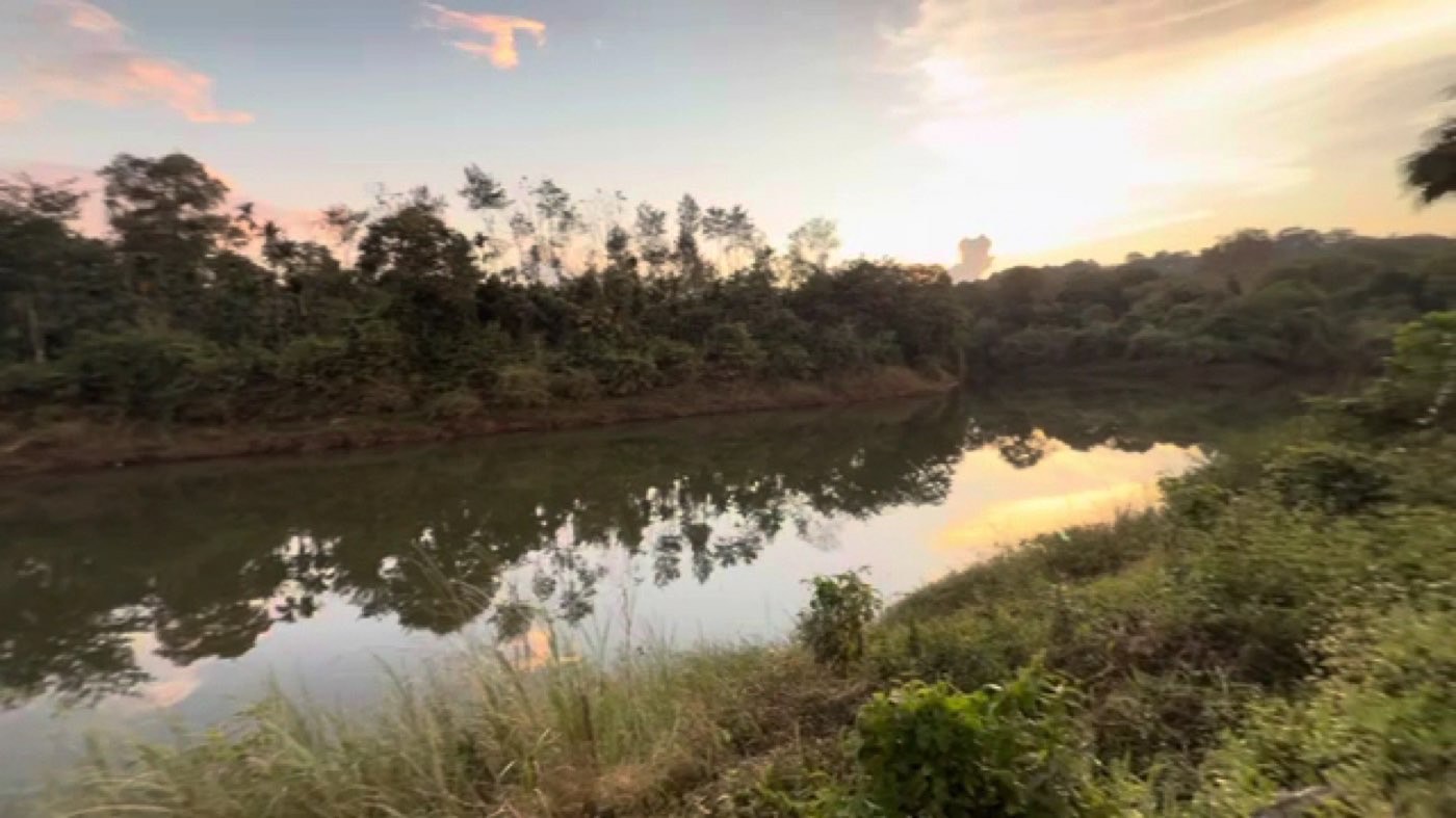 The river at dusk